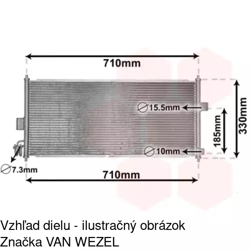 Chladiče klimatizácie 2733K8C1S /POLCAR/ - obr. 5