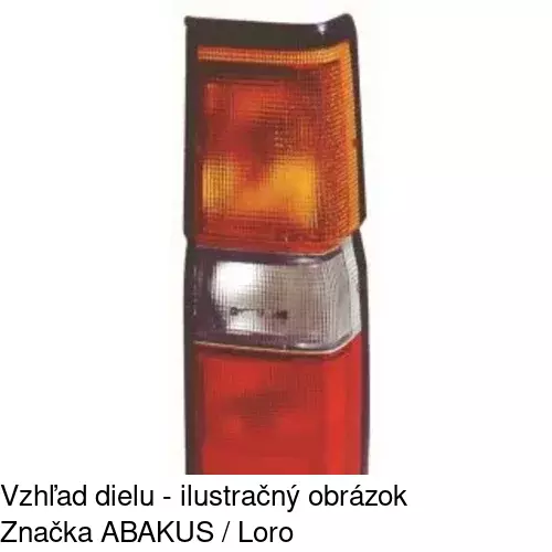 Zadné svetlo POLCAR 276887