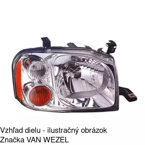 Hlavný reflektor POLCAR 279710-E - obr. 3