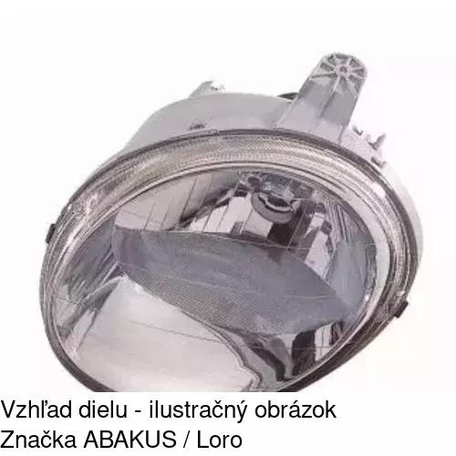 Hlavný reflektor POLCAR 2902103E