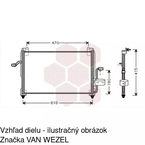 Chladiče klimatizácie POLCAR 2960K8C1S - obr. 1