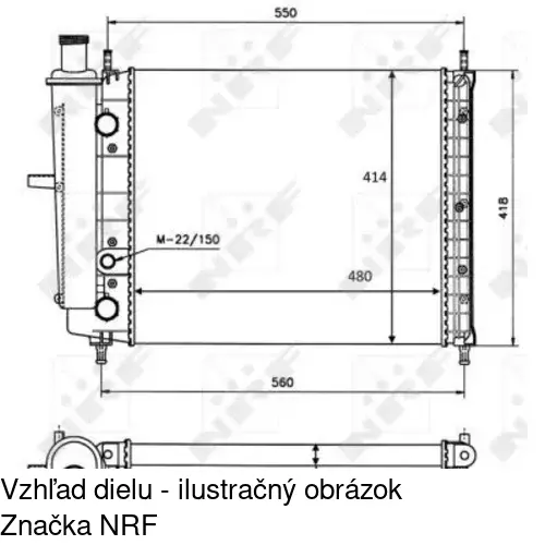 Chladiče vody POLCAR 301808A1 - obr. 3