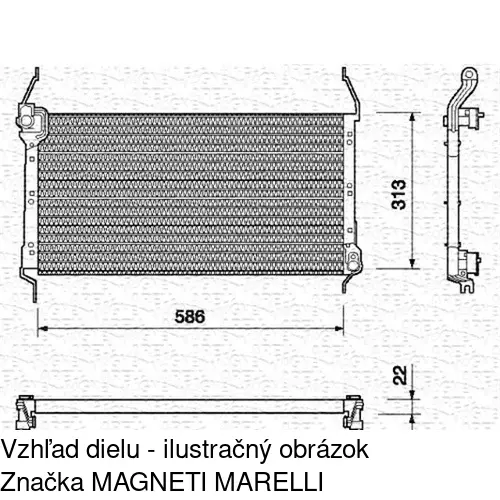 Chladiče klimatizácie POLCAR 3018K8B1