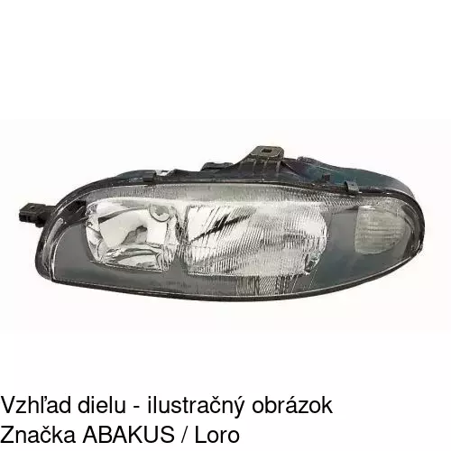 Hlavný reflektor POLCAR 3019094E - obr. 2