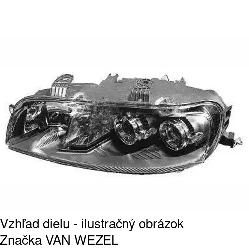 Hlavný reflektor POLCAR 3022098E - obr. 4