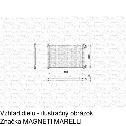 Chladiče klimatizácie POLCAR 3022K82X