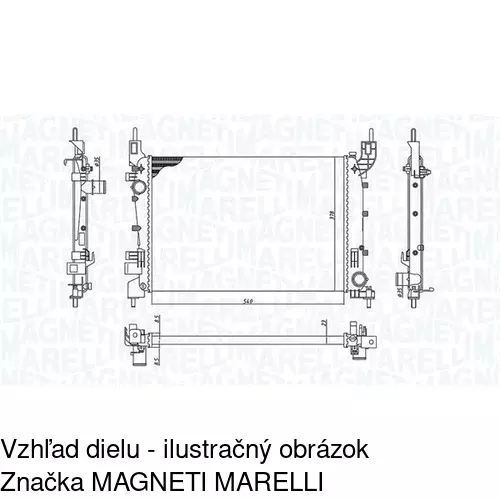 Chladiče vody POLCAR 302508-1