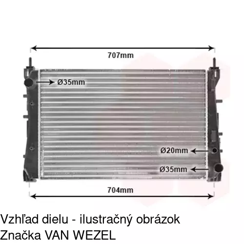 Chladiče vody POLCAR 302508A2 - obr. 3