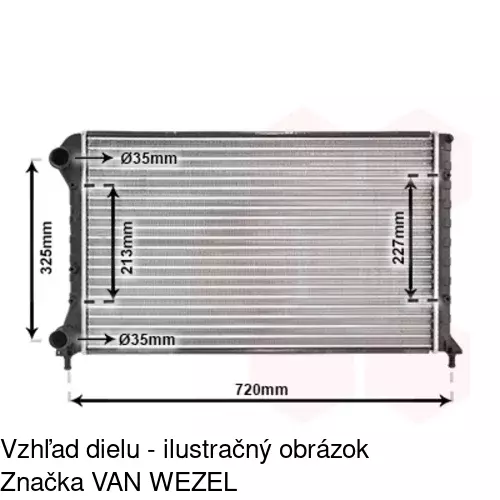 Chladiče vody POLCAR 304008-3 - obr. 5