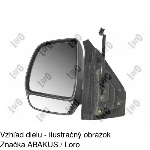 Vonkajšie zrkadlo POLCAR 3042516E - obr. 4