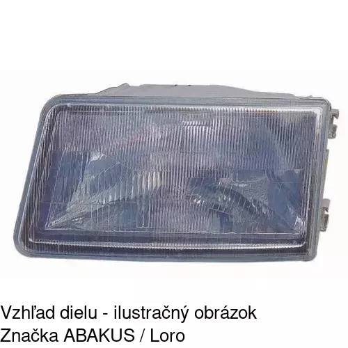 Hlavný reflektor POLCAR 3050090E - obr. 2