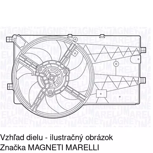 Ventilátory chladičov POLCAR 308523W1