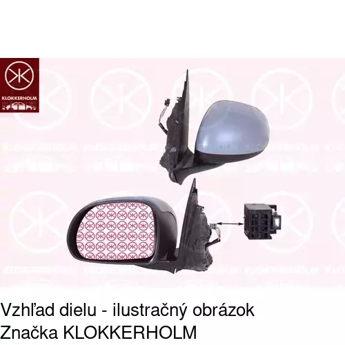 Vonkajšie zrkadlo POLCAR 30L1514E - obr. 2