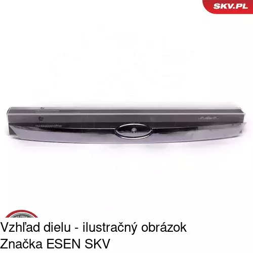 Lišta krytu batožinového priestoru POLCAR 32059515