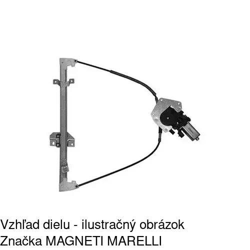 Mechanizmus sťahovania okna elektrický bez motora 3210PSG2 /POLCAR/