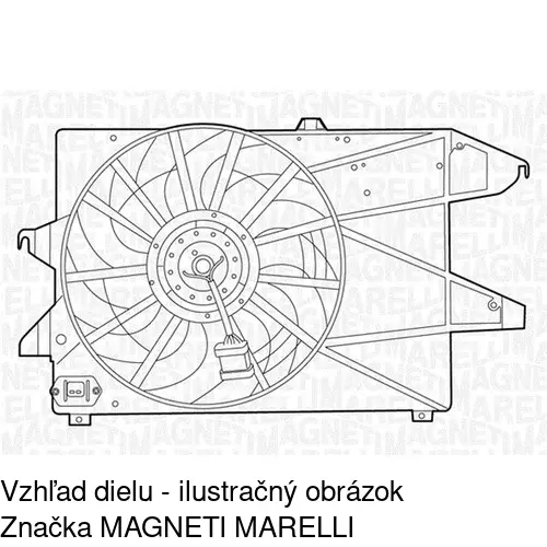 Ventilátory chladičov POLCAR 321823W1 - obr. 1