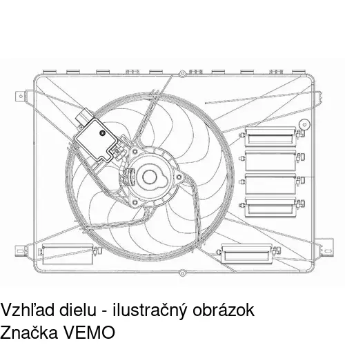 Ventilátory chladičov POLCAR 321923W2 - obr. 1