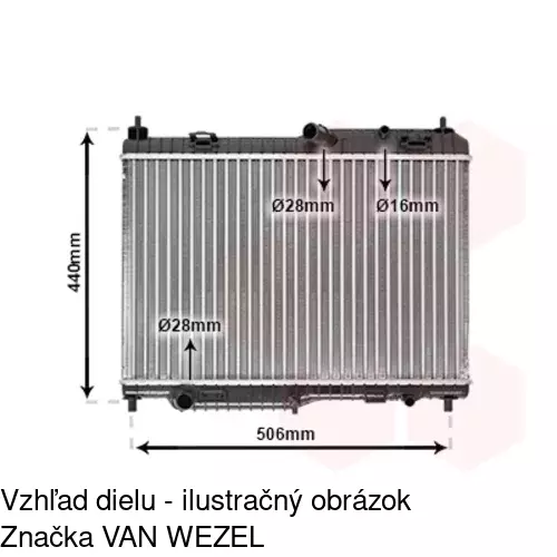 Chladiče vody POLCAR 323808-1 - obr. 3