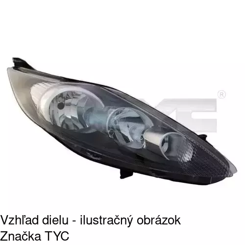 Hlavný reflektor POLCAR 323809-U - obr. 1