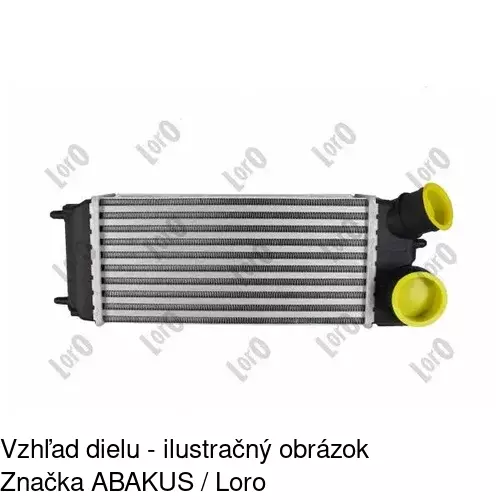 Chladiče vzduchu (Intercoolery) 3238J8-1 /POLCAR/ - obr. 1