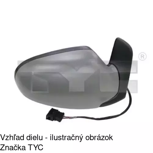 Vonkajšie zrkadlo POLCAR 3241525E