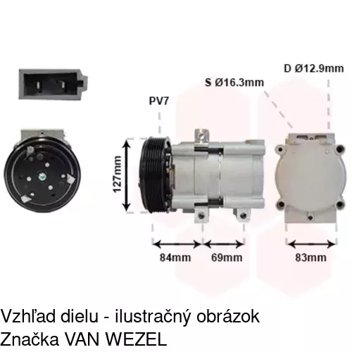 Kompresor AC POLCAR 3247KS-1 - obr. 3