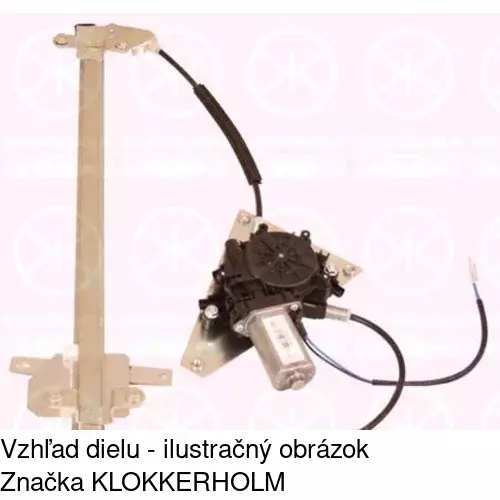 Elektrický mechanizmus okna dverí POLCAR 3256PSE2 - obr. 2