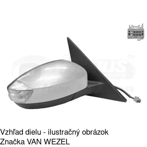 Vonkajšie zrkadlo POLCAR 32755210E - obr. 1