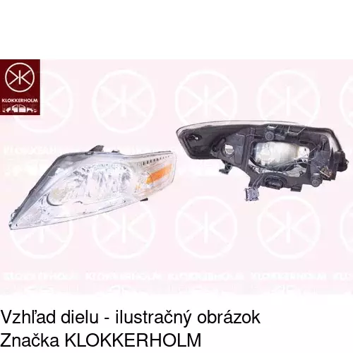 Hlavný reflektor POLCAR 32D109-T - obr. 1