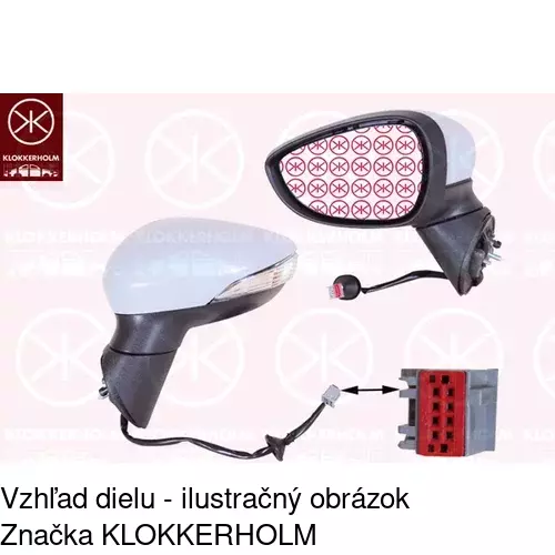 Vonkajšie zrkadlo POLCAR 32L1513M