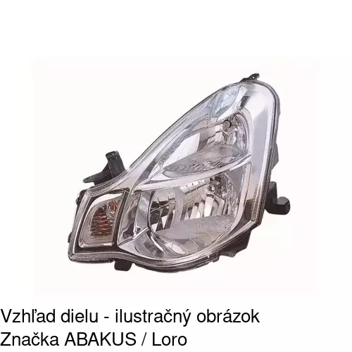 Hlavný reflektor POLCAR 3810093E - obr. 1