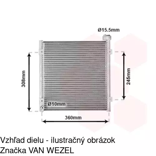 Chladiče klimatizácie POLCAR 3810K8C1S - obr. 1