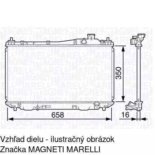 Chladiče vody POLCAR 382508-1 - obr. 2