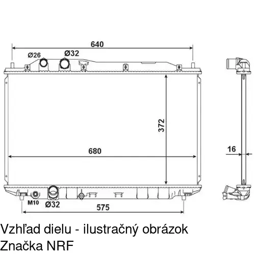 Chladiče vody POLCAR 382908-1