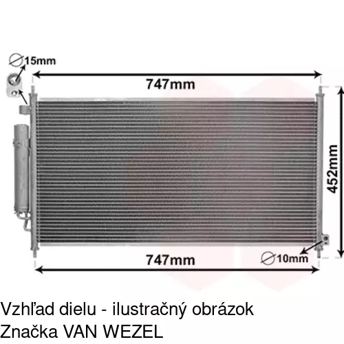 Chladiče klimatizácie 3857K8C3S /POLCAR/ - obr. 2