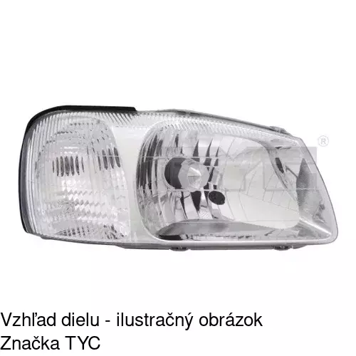 Hlavný reflektor POLCAR 400709-E