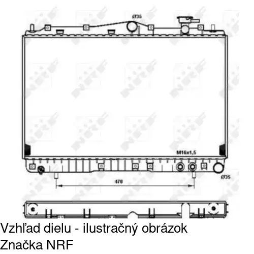 Chladiče vody POLCAR 402208