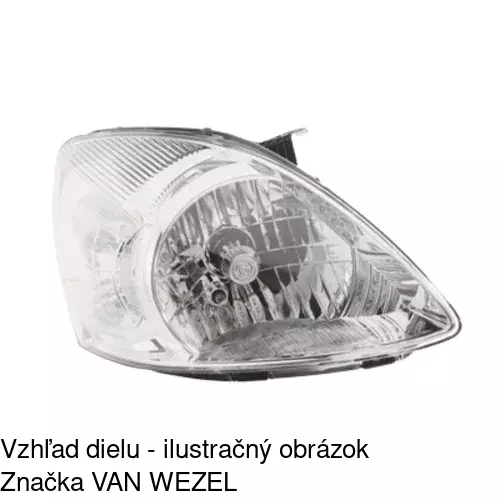 Hlavný reflektor POLCAR 403710-E