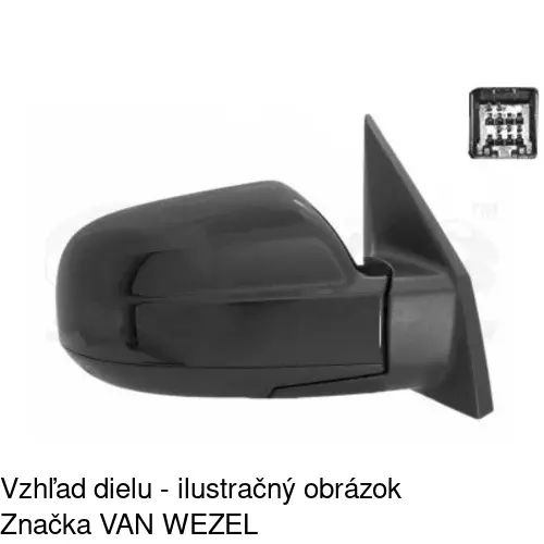 Vonkajšie zrkadlo POLCAR 4047523S - obr. 1