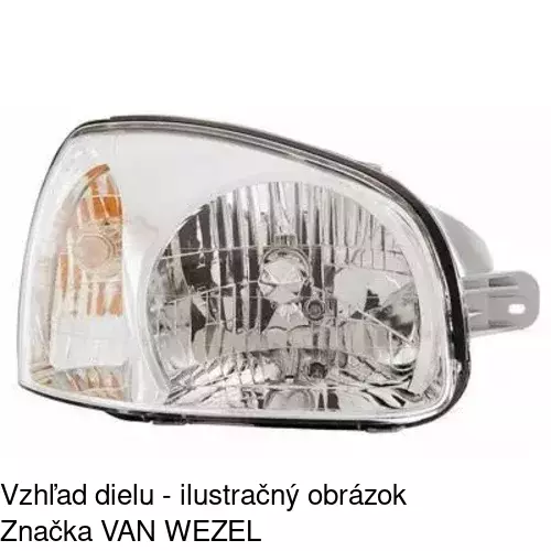 Hlavný reflektor POLCAR 4050101E - obr. 2