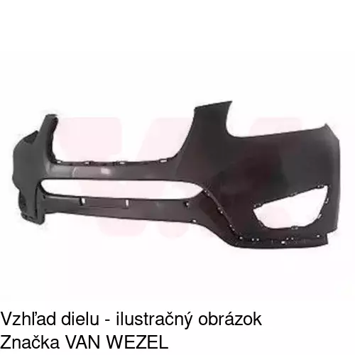 Predný nárazník POLCAR 405207