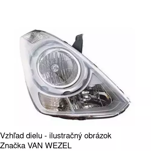 Hlavný reflektor POLCAR 406410-E - obr. 2