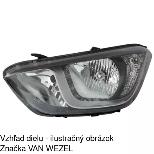 Hlavný reflektor POLCAR 40B209-E - obr. 2