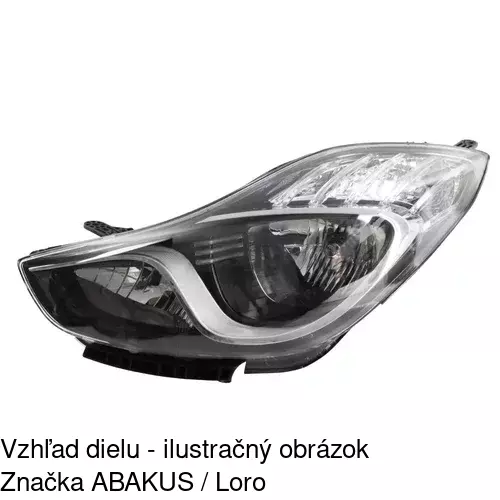 Hlavný reflektor POLCAR 40L109-E - obr. 1