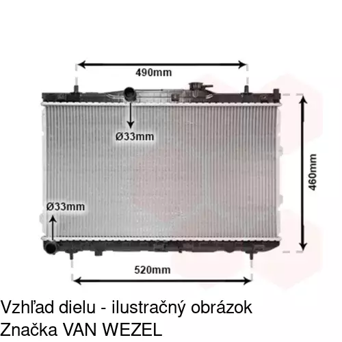 Chladiče vody POLCAR 411308 - obr. 2