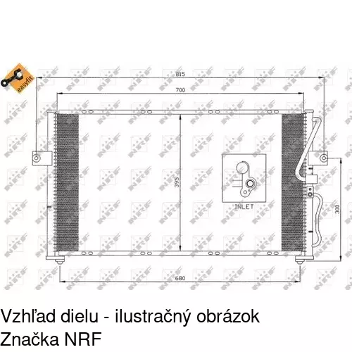 Chladiče klimatizácie POLCAR 4140K8C1S