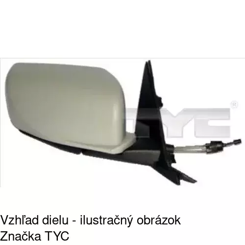 Vonkajšie zrkadlo POLCAR 4210511E