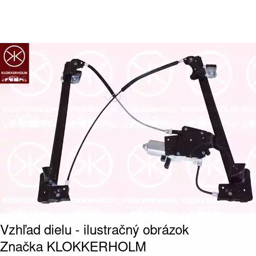 Elektrický mechanizmus okna dverí POLCAR 4311PSE1 - obr. 1