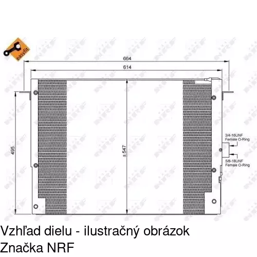 Chladiče klimatizácie POLCAR 4331K8B2