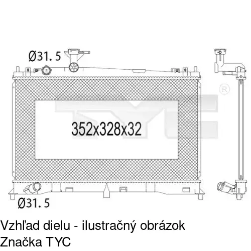 Chladiče vody POLCAR 451908-1